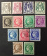 1945 France - Broken Chains . Ceres Type Of Mazelin - 13 Stamps Used And Unused ( Mint Hinged ) - 1945-47 Cérès De Mazelin