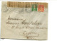 SUISSE Basel 1915- Affranchissement 5 + 20 Helvetia Sur Lettre Avec Censure + Cachet Contrôle Postal Bellegarde - Poststempel