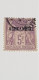 FRANCE Timbre Francais Ex Colonie Française ALEXANDRIE Type SAGE 5f Francs Violet N°18 - Gebraucht
