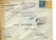 Etats Unis 1918 Affranchissement Sur Lettre Recommandée Avec Censure Pour La France Paquebot Adriatic - Marcophilie