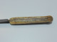 Delcampe - -ANCIEN COUTEAU DE BOUCHER BELLE LAME Fer Forgé Estampille 2 ESCRIMEURS    E - Knives