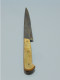 Delcampe - -ANCIEN COUTEAU DE BOUCHER BELLE LAME Fer Forgé Estampille 2 ESCRIMEURS    E - Couteaux