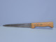 Delcampe - -ANCIEN COUTEAU DE BOUCHER BELLE LAME Fer Forgé Manche Bois NOGENT FRANCE   E - Knives