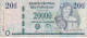 BILLETE DE PARAGUAY DE 20000 GUARANIES DEL AÑO 2009 (BANK NOTE) - Paraguay