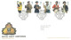GREAT BRITAIN  - 2009, FIRST DAY COVER OF ROYAL NAVY UNIFORMS STAMPS. - Covers & Documents