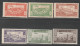 GRAND LIBAN - Poste Aérienne - N°85/90 * (1943) 2e Anniversaire De L'indépendance - Posta Aerea
