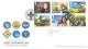 GREAT BRITAIN  - 2007, FIRST DAY COVER OF SCOUT CENTENARY CELEBRATING 100 YEARS OF ADVENTURE STAMPS. - Brieven En Documenten