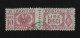 ITALY 1946, Parcel, 10 Lire, Lilac, Mi #P64, Used, CV: €120 - Postpaketten