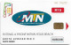 S. Africa - MTN - S. African Big 5 - White Rhino, R15, SC8, 2003, 100.000ex, Used - Afrique Du Sud
