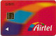 Spain - Airtel - Airtel Red (Logo At Bottom Right Corner Of Reverse), GSM SIM Full Face ISO - Airtel
