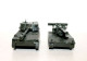 ROSKOPF HO 1971 OBUSIER AUTOMOTEUR USA M 109G + M 110 MILITAIRE CHAR TANK COMBAT, MODELE REDUIT (1712.52) - Chars