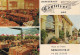 CPM..MONACO..MONTE CARLO..RESTAURANT CASTELROC..PLACE DU PALAIS..CARTE PUBLICITAIRE..2 SCANS - Cafes & Restaurants