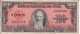 BILLETE DE CUBA DE 100 PESOS DEL AÑO 1959 (BANK NOTE) AGUILERA - Cuba