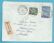 768+771 Op Brief Aangetekend Sterstempel (Relais) * ROTSELAAR * - 1948 Export