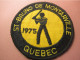 SPORT/Base-Ball/ Ecusson Tissu Ancien /QUEBEC/ST-Bruno De Montarville /1975           ET619 - Escudos En Tela