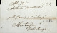 1847 Portugal Carta Pré-filatélica AGD 3 «ÁGUEDA» Sépia Preto - ...-1853 Préphilatélie
