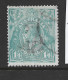Australia 1918 - 1923 1/4 Turquoise Blue KGV Definitive Single Watermark Perf 14 FU - Oblitérés