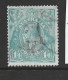 Australia 1918 - 1923 1/4 Turquoise Blue KGV Definitive Single Watermark Perf 14 FU - Gebruikt