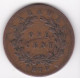 Sarawak . One Cent 1870 . C. BROOKE RAJAH. En Bronze, KM# 6 - Malasia