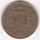 Ile De La Réunion 20 Francs 1955 , En Bronze Aluminium , Lec# 88 - Réunion