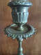 Delcampe - Ancienne  Paire De Bougeoirs Chandeliers Flambeaux En Bronze - Kandelaars, Kandelaars & Kandelaars