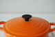 E2 Ancienne Casserole - Le Creuset - Ornage Vintage - Cocotte Marmitte - Pentole