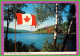 CPSM CANADA - The First Strokes Of Autumn's Paintbrush Drapeau Flag - Moderne Ansichtskarten