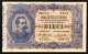 10 Lire Vitt. Em. III° Effige Umberto I° 23 04 1914 Rara Bb+/q.spl Lotto 4249 - Regno D'Italia – 1 Lira