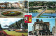 FRANCE - Agen - La Place Du Pin - Cathédrale Saint Caprais - Promenade Du Gravier - Pont Canal - Carte Postale - Agen