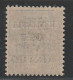 GRAND LIBAN - N°9a * (1924) VARIETE : Surcharge Renversée - - Neufs