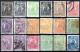 ⁕ Romania 1920-1927 ⁕ King Ferdinand I. Mi.264-285 ⁕ 30v Used / Shades - Used Stamps