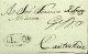 1823 Portugal Carta Pré-filatélica LSB 4 «LISBOA» Preto - ...-1853 Prephilately