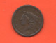 America One Cent Braided Hair USA 1838 ?? Copper Coin - 1840-1857: Braided Hair