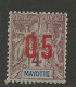 MAYOTTE N° 22A NEUF* CHARNIERE  /  Hinge / MH - Autres & Non Classés