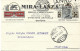 STORIA POSTALE 28/11/1928 CARTOLINA COMMERCIALE MIRA-LANZA CON CENT. 30 MICHETTI ISOLATO N. 185 - Publicity