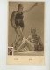 SPORT - NATATION - FEMMES - MODE - Jolie Carte Fantaisie Femmes En Maillot Et Bonnet De Bain Avec Ballon - 1726-1932 - Zwemmen