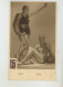 SPORT - NATATION - FEMMES - MODE - Jolie Carte Fantaisie Femmes En Maillot Et Bonnet De Bain Avec Ballon - 1726-1932 - Swimming