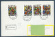 °°° Francobolli N. 1857 - Vaticano Busta Raccomandata Viaggiata Fuori Formato °°° - Cartas & Documentos