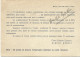 STORIA POSTALE 24/10/1949 CARTOLINA COMMERCIALE EDITRICE HOEPLI LIT 5 CON LIT 5 DEMOC. ISOLATO N. 555 - Publicidad