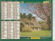 Calendrier-Almanach Des P.T.T 2001 Maison Toit Chaume-Eglise De Rougegoutte-Département AIN-01-417-OLLER - Grossformat : 2001-...