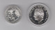 2002 Spanien Spanische EU-Ratspräsidentschaft 10  + 12 Euro Silber KM# 1048,1049 Ca 41,6 G AG - Andere & Zonder Classificatie