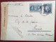 Greece 1939 1dr+8dr Postal Stationery Envelope Mi. U5 Censored Thessaloniki>E.Corboz, Chef Police Genève Suisse (WW2 - Entiers Postaux