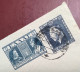 Greece 1939 1dr+8dr Postal Stationery Envelope Mi. U5 Censored Thessaloniki>E.Corboz, Chef Police Genève Suisse (WW2 - Enteros Postales
