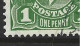 Australia 1926 - 1930 1d Green Die II KGV Definitive SM Watermark Perf 13.5 X 12.5 FU - Usati