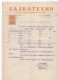 1925. KINGDOM OF SHS,SERBIA,BELGRADE,BALKOTEHIN BALKAN TECHIKAL INDUSTRIAL COMPANY LETTERHEAD,1 REVENUE STAMP - Storia Postale