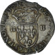 France, Henri III, 1/4 Ecu Croix De Face, 1578, Rennes, Argent, TB+, Gadoury:494 - 1574-1589 Henri III