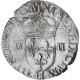 France, Henri III, 1/4 Ecu Croix De Face, 1581, La Rochelle, Argent, TTB+ - 1574-1589 Enrique III