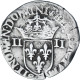 France, Henri III, 1/4 Ecu Croix De Face, 158[?], Nantes, Argent, TB+ - 1574-1589 Henri III