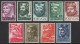 Portugal 1955 - Mi-Nr. 835-843 ** - MNH - Könige / Kings (III) - Unused Stamps