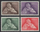 Portugal 1957 - Mi-Nr. 856-859 ** - MNH - Almeida Garrett (II) - Unused Stamps